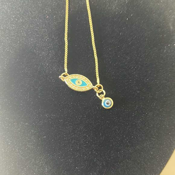 ✨Teal & Gold Evil Eye Bracelet✨ NEW INVENTORY!! - Picture 8 of 9
